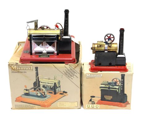 MAMOD: A boxed Mamod SP1 Steam Engine and boxed SP4 Steam Engine. (2)