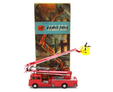 CORGI: A boxed Major Toys, Simon Snorkel Fire Engine, No. 1127, box slightly worn.