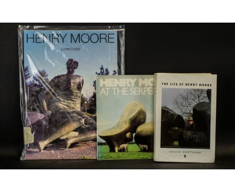 Collection of Books -  Henry Moore.  Comprising: 1.  Hardback book 'Life of Henry Moore' by Roger Berthoud, 1987, published b