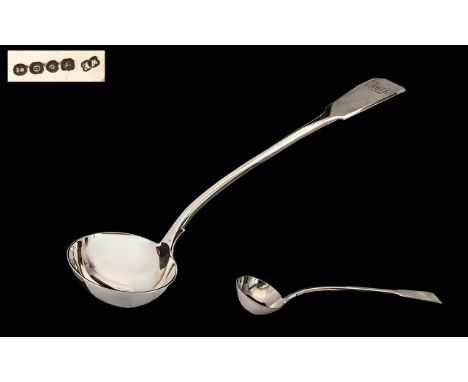 George IV Large and Impressive Sterling Silver Soup Ladle of Pleasing Proportions and Wonderful Quality. Hallmark London 1829