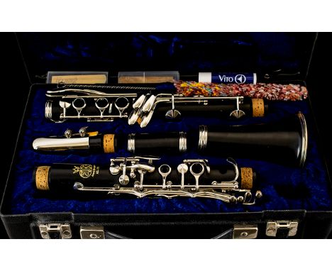Musical Instrument Interest - Amati Kraslice Clarinet. Boxed And Complete. Five Piece. Model No ACL 201. Please See Accompany