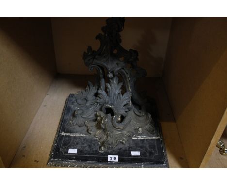A carved wood wall bracket, 41cm  