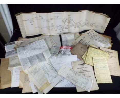Railwayana - A collection of Railway ephemera predominantly related to LNER and spanning several decades. Lot includes, LNER 