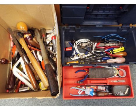 A tool box and a quantity of various hand tools [2].