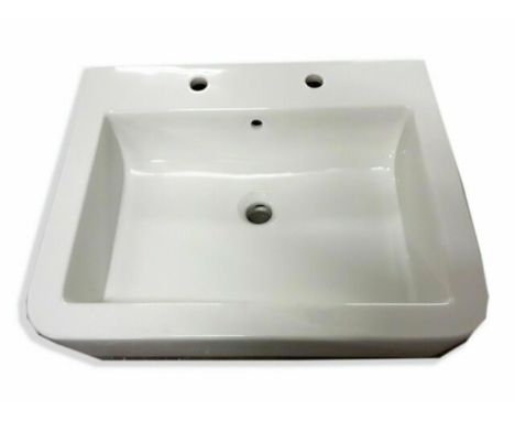 Unused Retail Stock - Bath Store - a Watermark 600 basin / sink 2TH, white, model No. 20050025160, code F13 - 2, unused and i