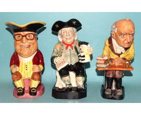 Five Kevin Francis/Peggy Davies Ceramics Toby jugs: 'Captain Henry Morgan' 211/250,(chip to flintlock mechanism on pistol), '