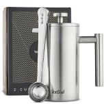 3 Cup Cafetiere with Spoon. - ER46