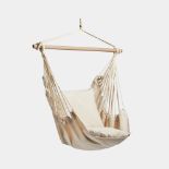 Seville Beige Hanging Swing Chair. - ER47