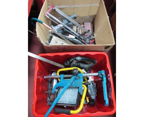 Tools - Power G Jigsaw, and router, Nu Power circular saw, Power Devil circular saw, heavy duty riveter, etc (all untested so