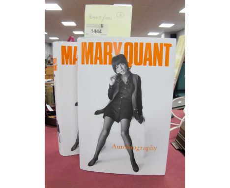 Mary Quant Autobiographies, two first edition signed copies, pub 2012 Headline Publishing Group, v. good in dustjackets. (2)