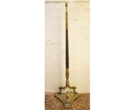 FLOOR LAMP, 137cm H, early 20th century Empire style bronze. 