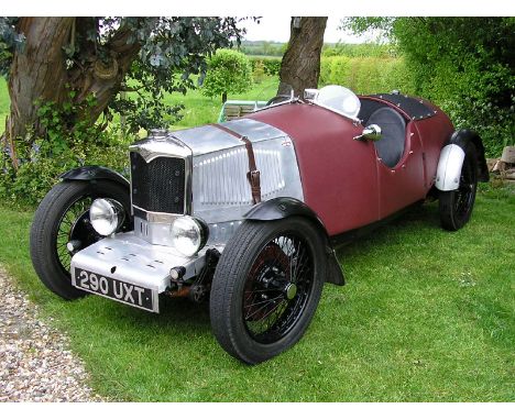 - Built by the vendor using a Riley 9 Plus Ultra chassis 

- Regularly exercised on Riley Club and VSCC events

- Accompanied