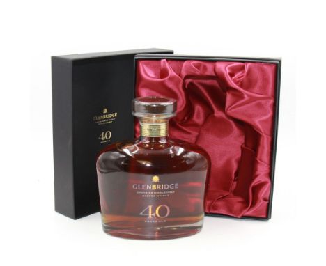 Glenbridge, 40 year old single malt Scotch whisky, 70cl 40% vol in presentation box 
