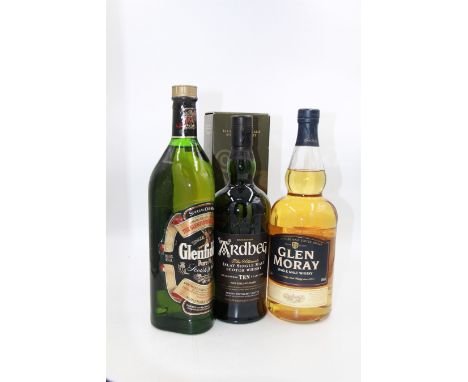 Ardbeg, 10 year old single malt Scotch whisky, 70cl 46% vol in presentation box, Glenfiddich, special old reserve pure malt S