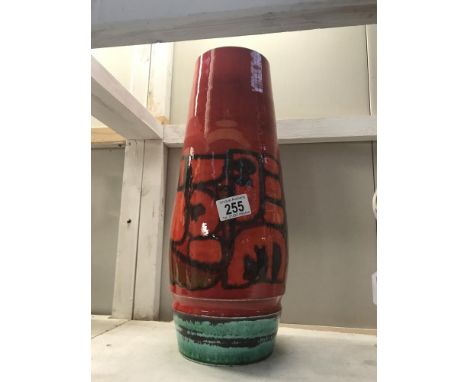 A Poole pottery vase ****Condition report**** Height is 40.5cmOverall in good condition