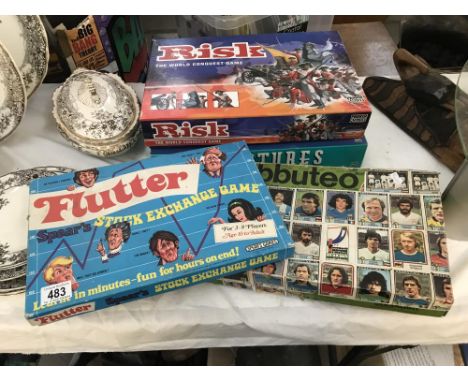 A quantity of games including Risk, Subbuteo etc.,