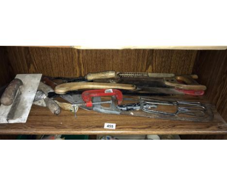 A shelf of tools