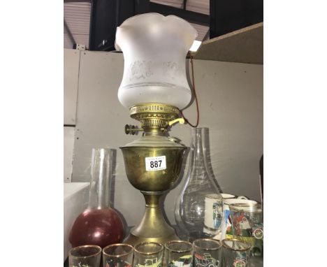 An oil lamp