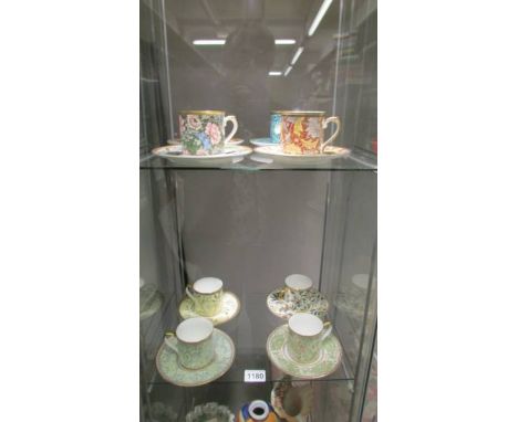 8 Victoria and Albert Museum William Morris collection tea cups and saucers. ****Condition report**** All in as new condition