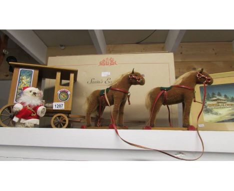 A boxed Steiff Santa's Express.