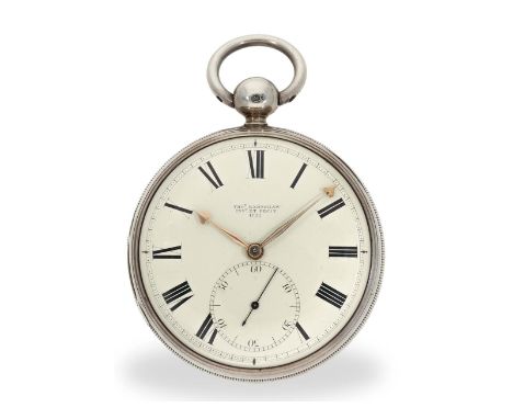 Taschenuhr: Seltenes und bedeutendes Taschenchronometer, Thomas Earnshaw London No.4722, HM 1837: Ca.Ø 56mm, ca. 161g, solide