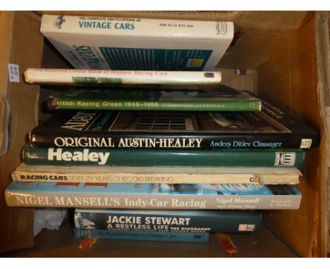 Various motoring related volumes including the Vintage Car Diary, The Encyclopaedia of Vintage Cars,etc
