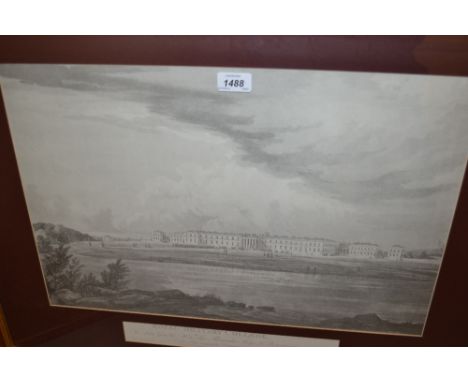 Gilt framed print, Royal Military College, 20ins x 25ins