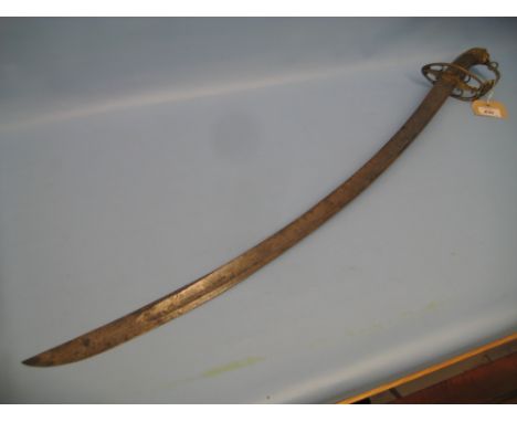 1803 Pattern Infantry officer's sword, the engraved blade by Runkel Solingen (no scabbard)