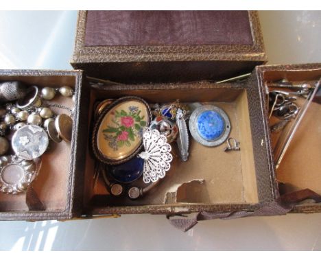 Quantity of various early 20th Century silver and other jewellery including: a Ruskin brooch, a silver and enamel bracelet an