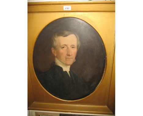 19th Century English school, oil on panel, head and shoulder portrait of a gentleman (reputedly a member of the Boger family)