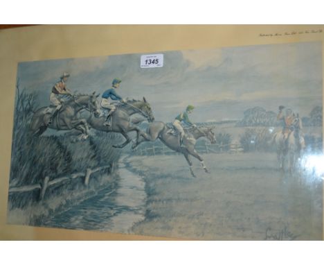 Snaffles (Charles Johnson) Payne, signed coloured print, ' A Sight to Take Home and Dream About ', published by Fores Limited