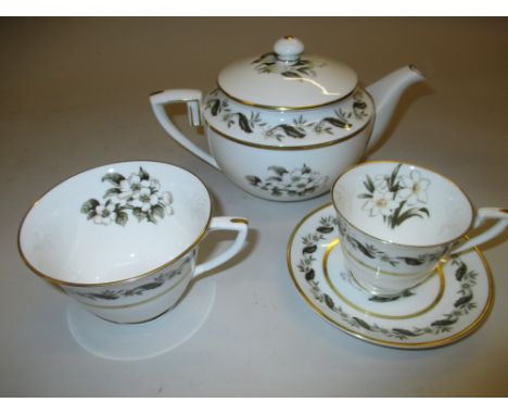 Royal Worcester Bernina pattern tea and part coffee service