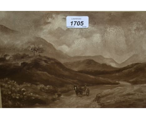 Robert W. Napier, signed autotype print, ' Road to the Isles '