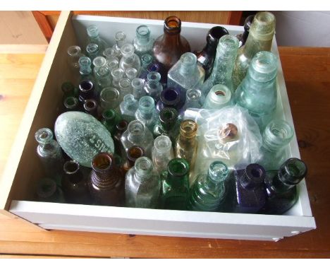 Box of Vintage Bottles