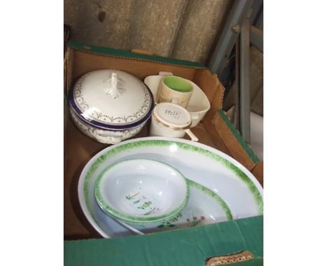 Job Lot Assorted Boxes of Saucepans , China ,Glassware , Torches , Hand Tools etc etc all from house clearance look at all ph