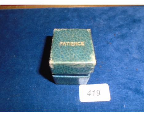 VINTAGE PLAYING CARDS IN PATIENCE BOX