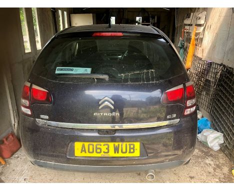 Citroen C3 Diesel ( manual ) 1560 cc  Approx 38000 miles with 2 keys from deceased estate. V5 Registration Document Present .