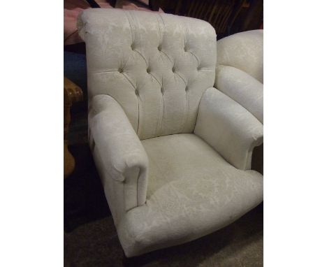 2 Seater Sofa &amp; Button Back Armchair