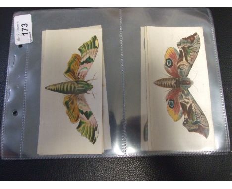 R J LEA Golden Knight Cigarettes 6 cards on moths
