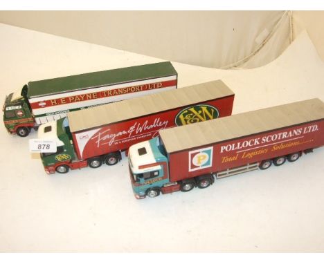 3 MODEL DELIVERY TRUCKS TO INCLUDE CORGI