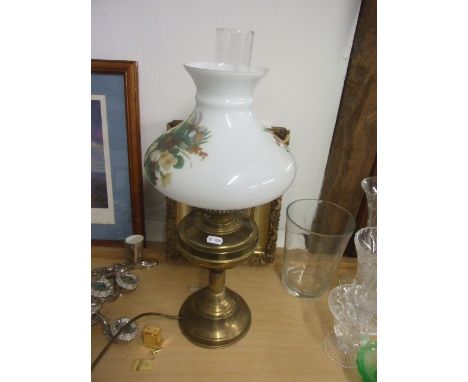 Brass Oil Lamp ( WIRING CUT OFF )