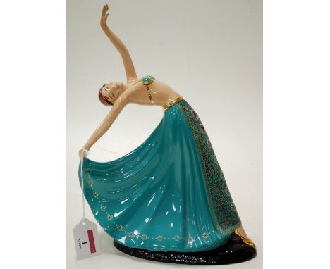 Cathleen Parsons for Fieldings Crown Devon Collectors' Club ceramic figurine 'The Dancer' No. 75/500