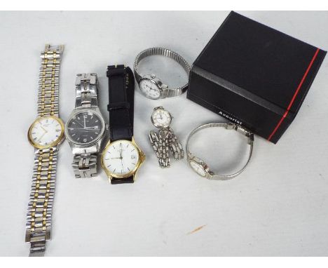 A collection of wrist watches to include Accurist, Timex, Rotary and similar.