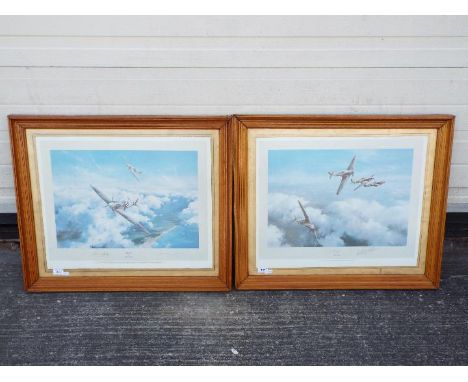 Two first edition prints after Robert Taylor comprising Spitfire signed by Group Captain Sir Douglas Bader, CBE, DSO, DFC and