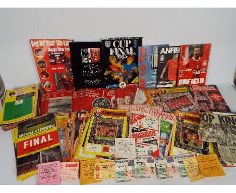 Liverpool Football Club - A collection of matchday programmes, Cup Finals, predominantly 1970's and 1980's with some later, a