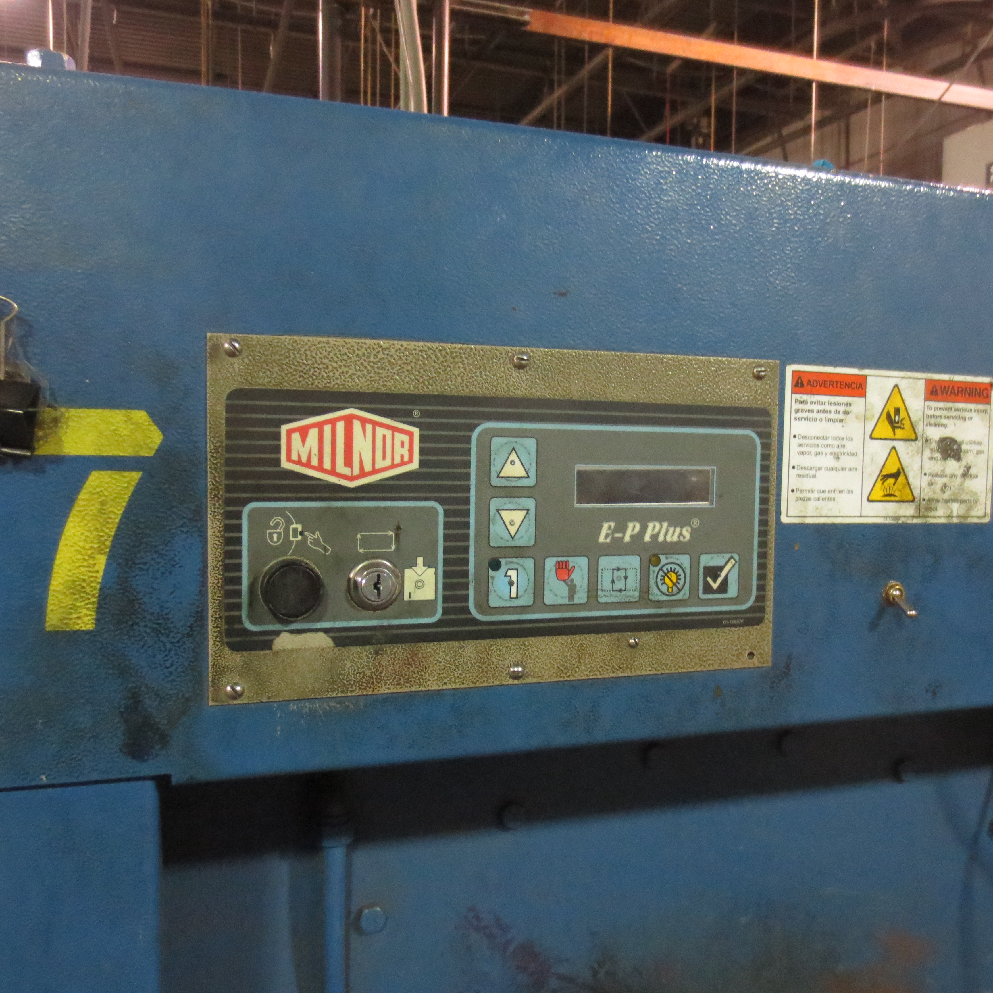 Milnor Model 36026X8J, 125Lb. Front Load Washer / Extractor, S/N