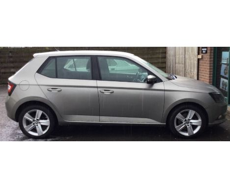 SKODA FABIA: A Skoda Fabia car with manual gearbox in beige with alloy wheels. 36270 miles. Good service history. 2 keys. MOT