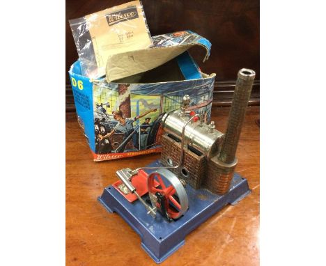 WILESCO: A boxed steam engine. Est. £20 - £30.
