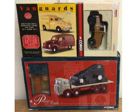 CORGI: A boxed lorry together with one other. Est. £20 - £30.