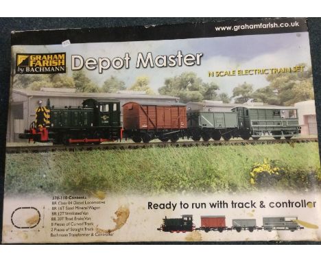GRAHAM FARISH: A depot manager train set. Est. £20 - £30.
